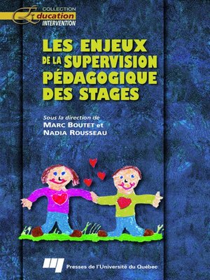 cover image of Les enjeux de la supervision pédagogique des stages